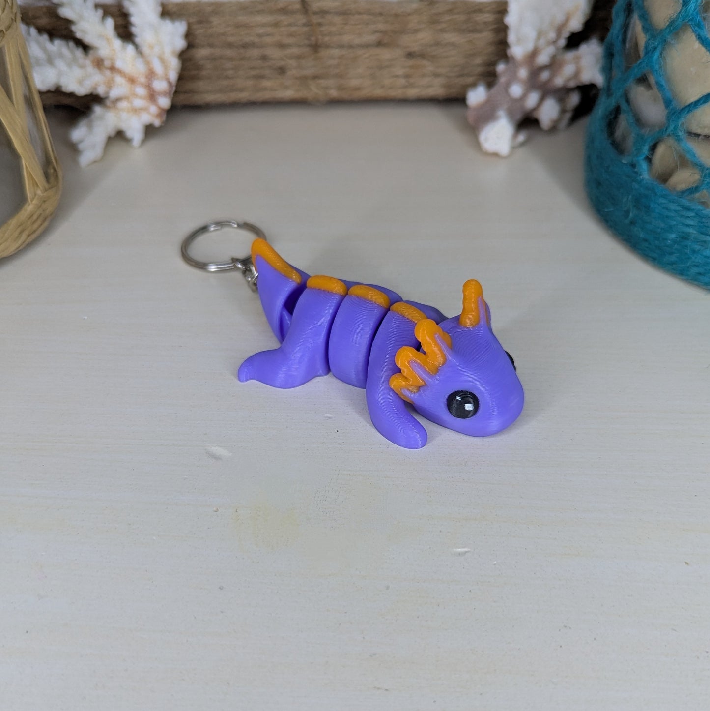 Axolotl Keychain