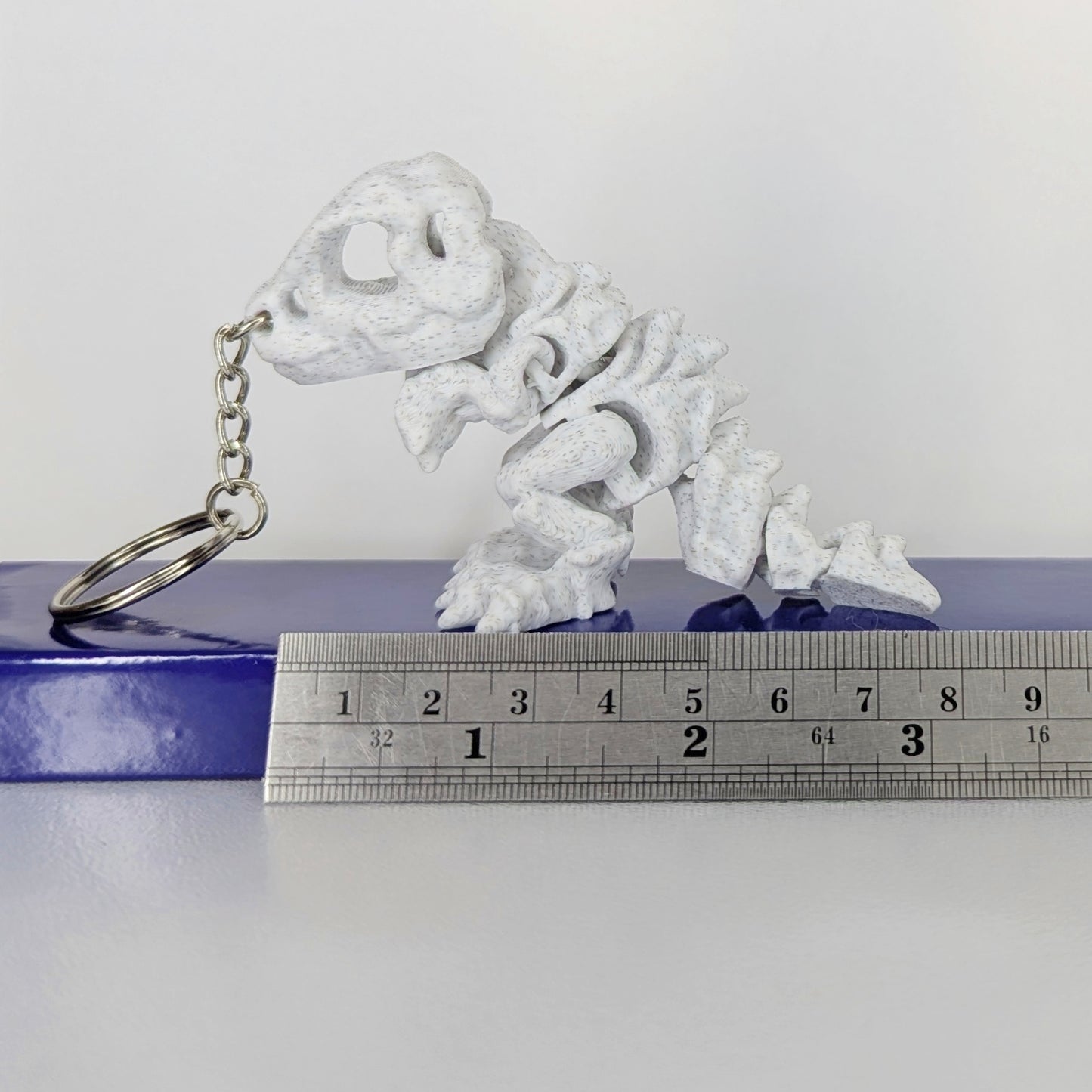 Bone T-Rex Keychain