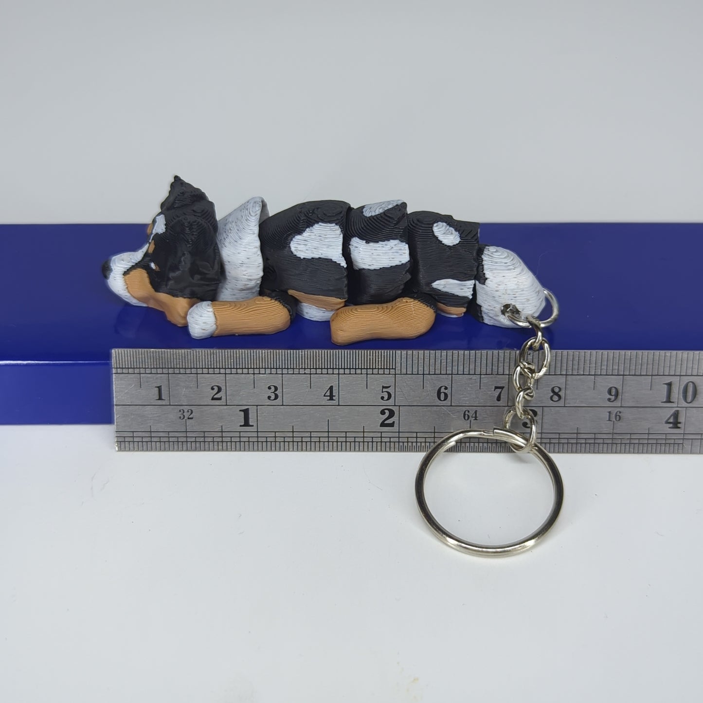 Australian Shepherd flexi keychain