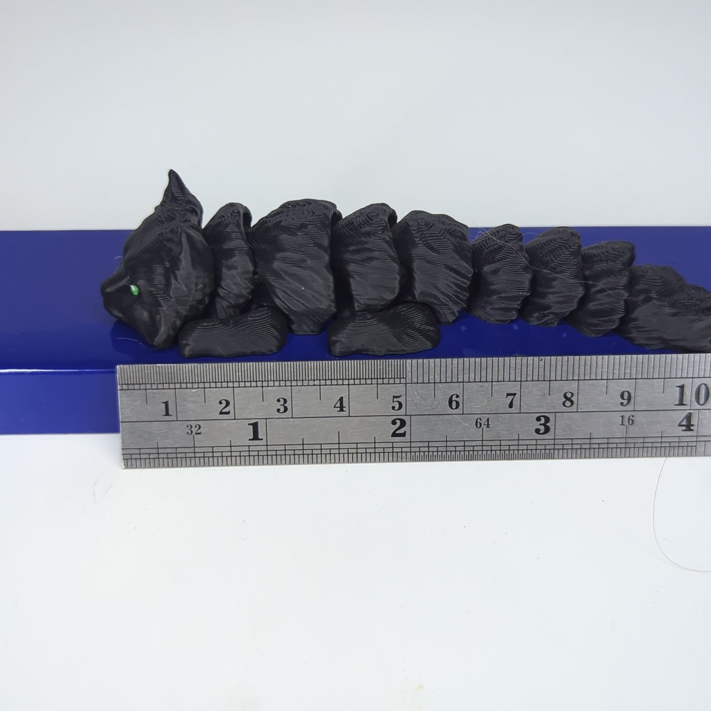 Maine Coon black flexi keychain
