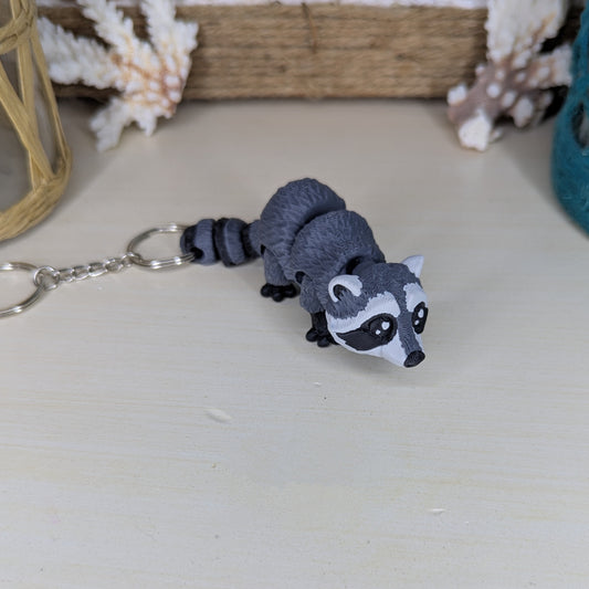 Racoon Keychain