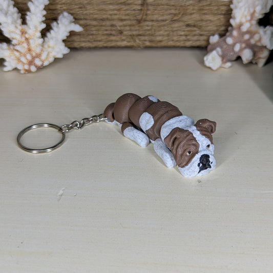 English Bulldog Keychain