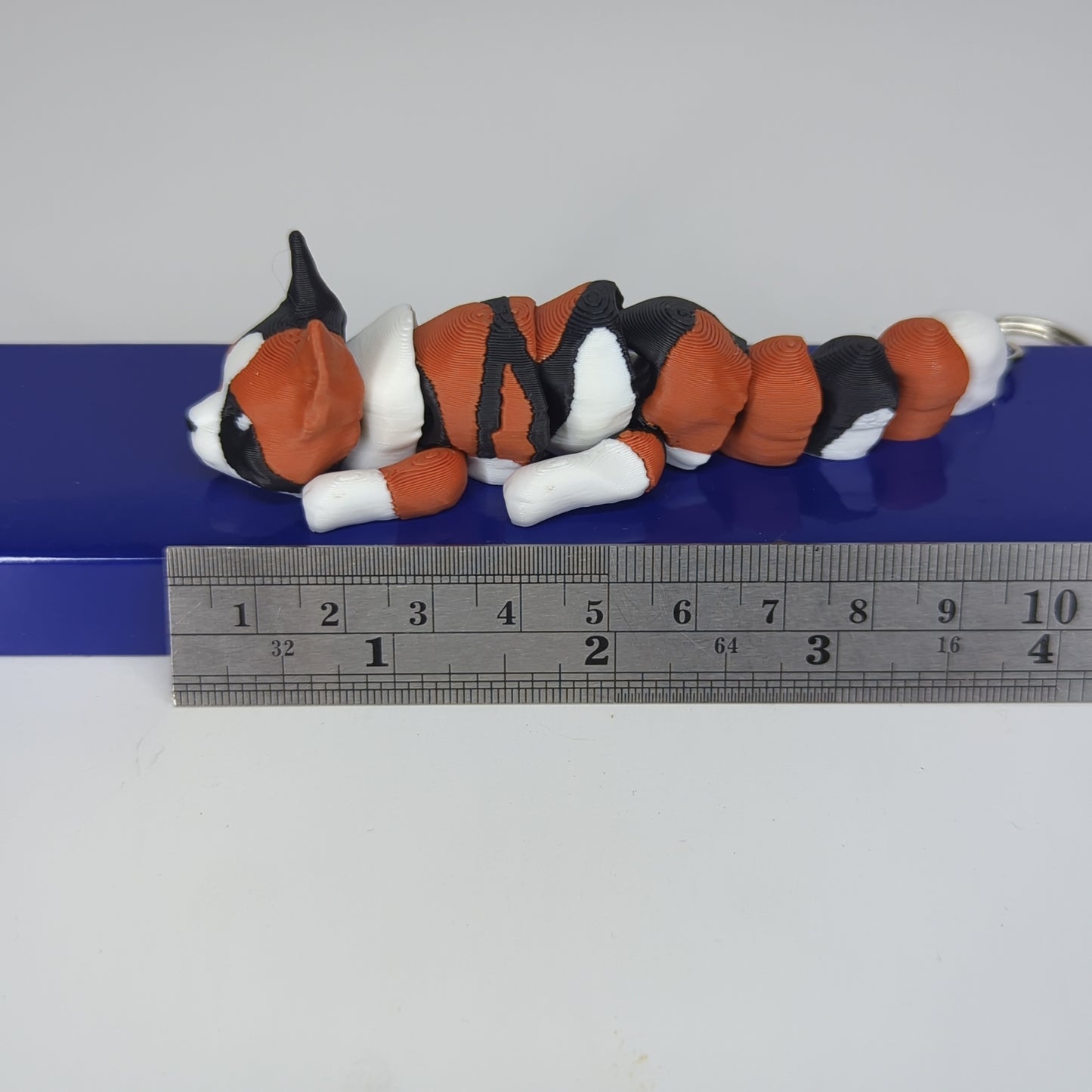 Calico Orange flexi keychain