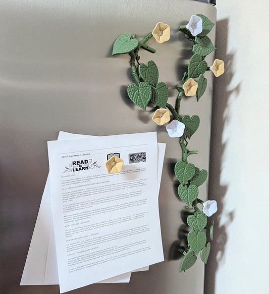 Vining Flower Magnet